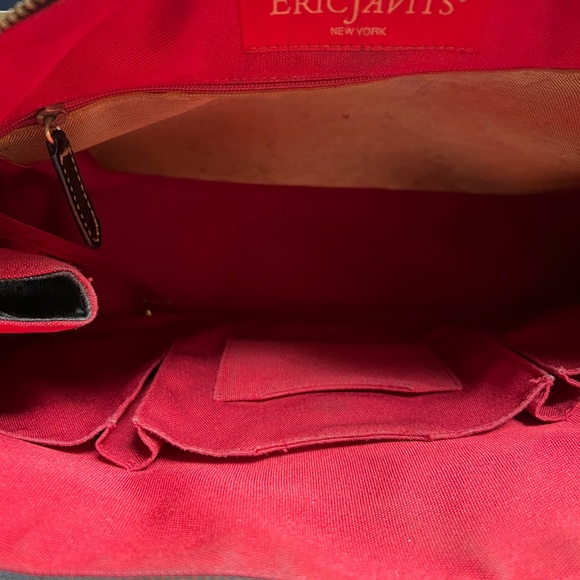 ERIC JAVITS Black Patent Leather Handbag - Picture 2 of 2